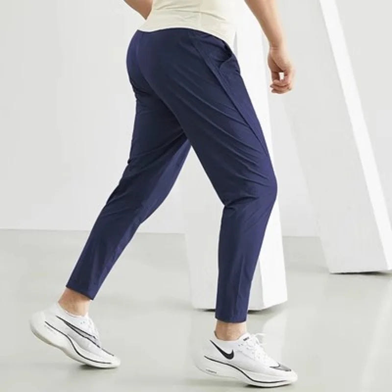 Men's Running Pants Quick Dry Tracksuit Trousers Gym Fitness