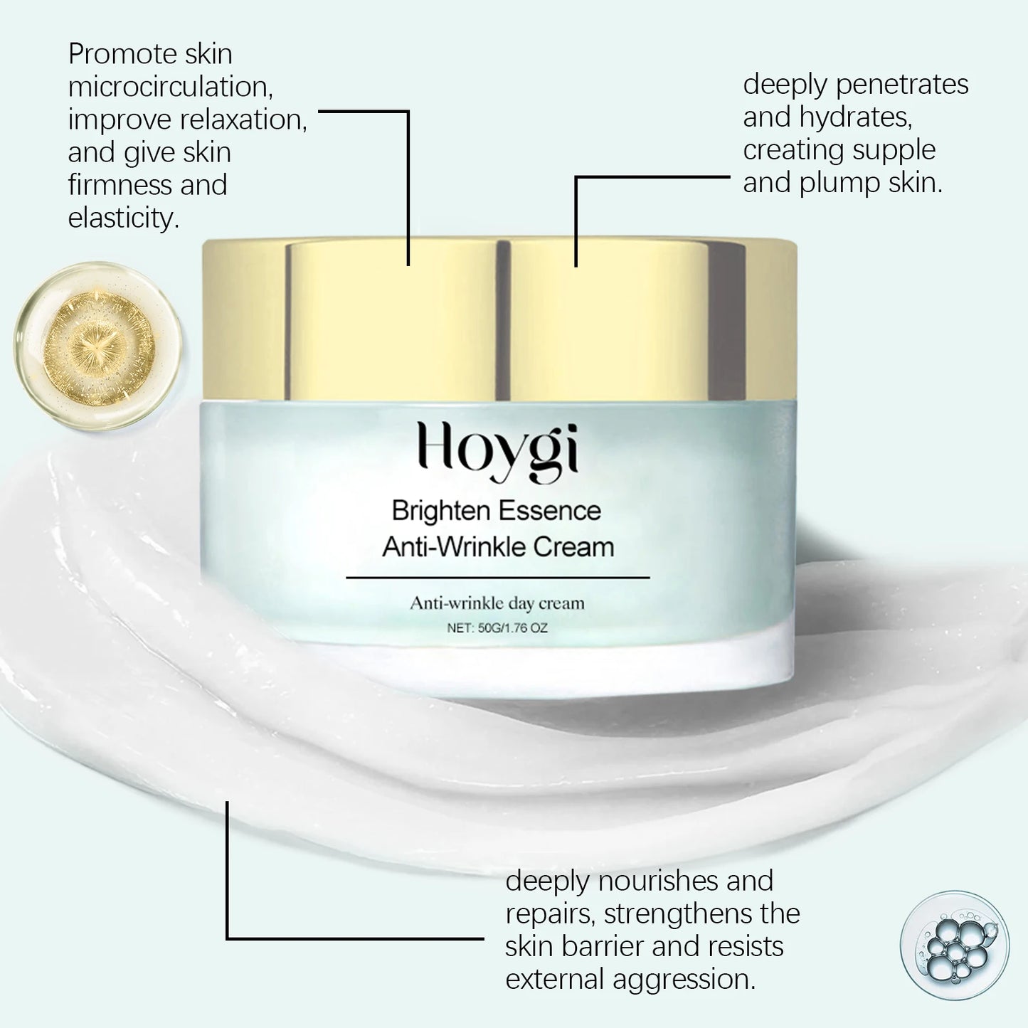 Hoygi Deep Moisturizing Face Cream For Firming Neck Lifting Brightening