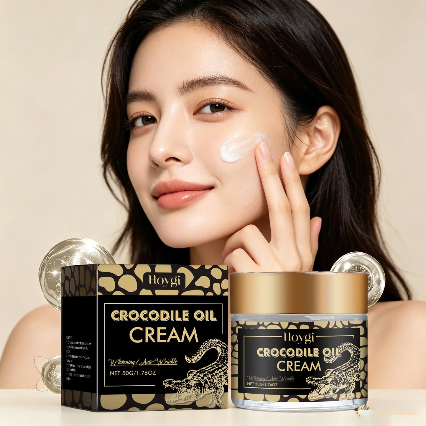 Hoygi Crocodile Oil Face Cream Moisturizing And Firming