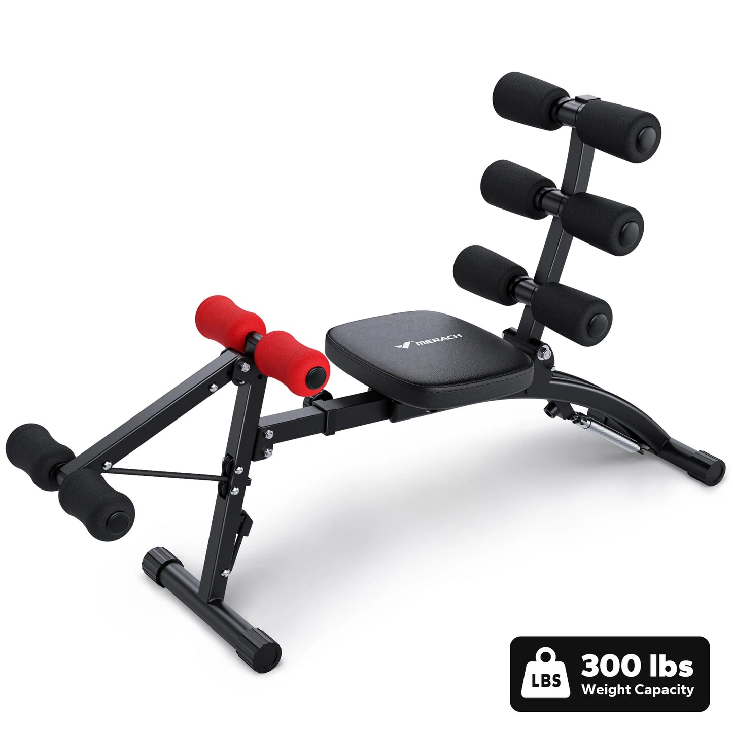 MERACH Ab Machine Multi-Functional Adjustable Ab Trainer For Home Gym Chair