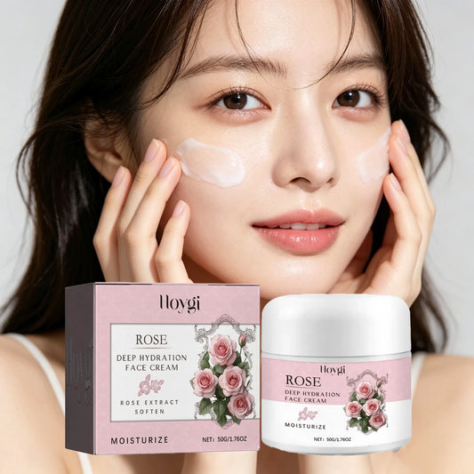 Hoygi Rose Face Cream Deep Moisturizing For Elasticity And Glow