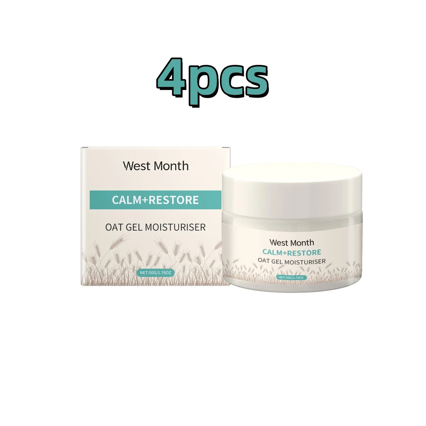 West Month Oat Moisturizing Face Cream For Hydration And Elasticity