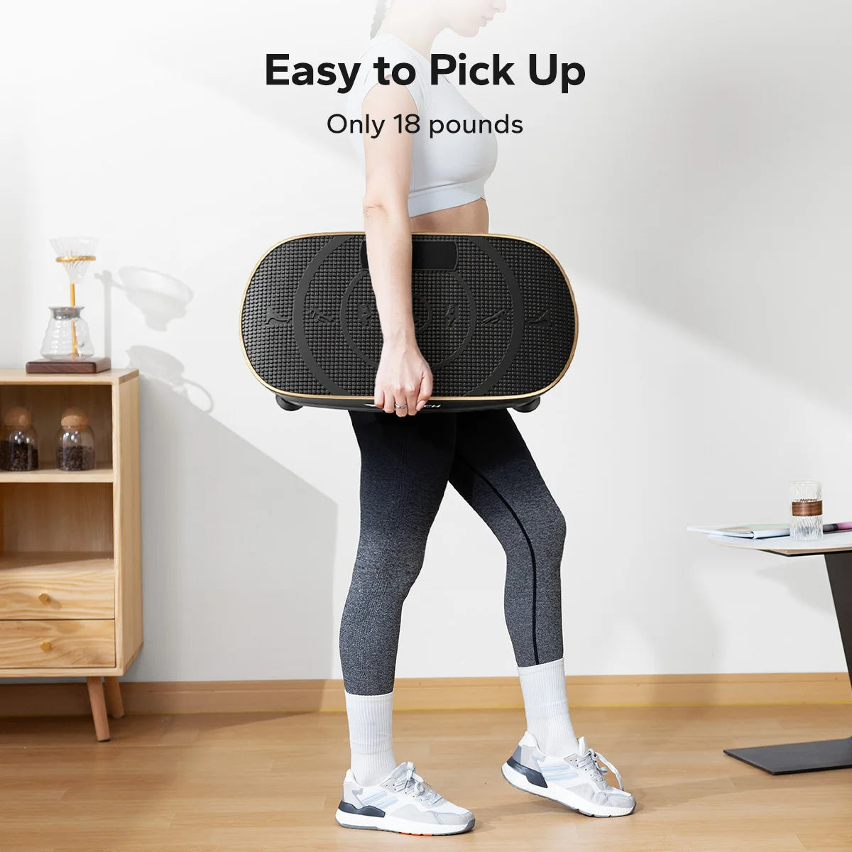 MERACH Vibration Plate Exercise Machine for Full Body Workout Shaping