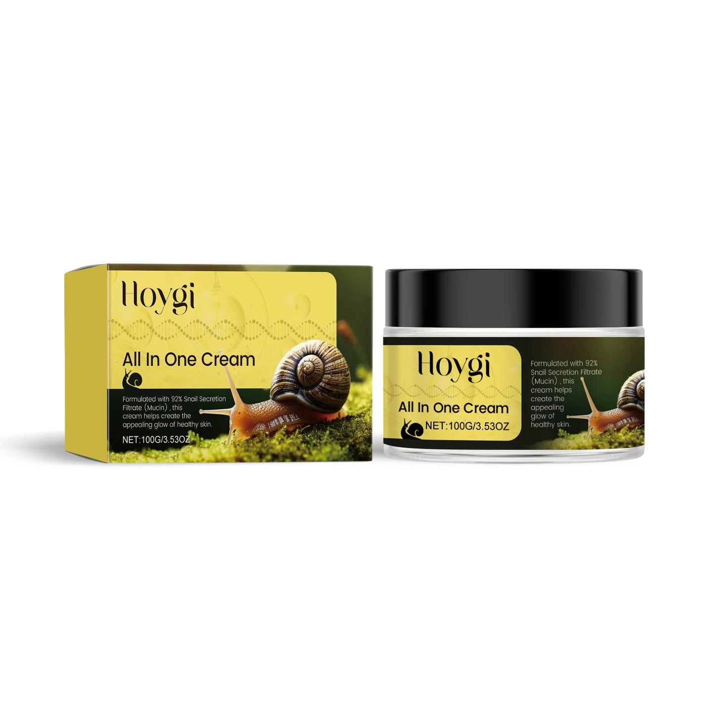 Hoygi Snail Essence Face Cream For Moisturizing And Repairing