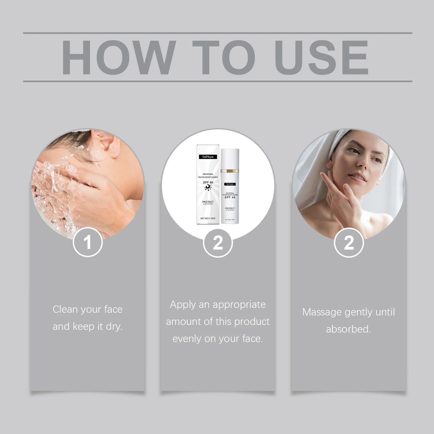 Natural Moisturizing Sunscreen Cream for Body UV Protection