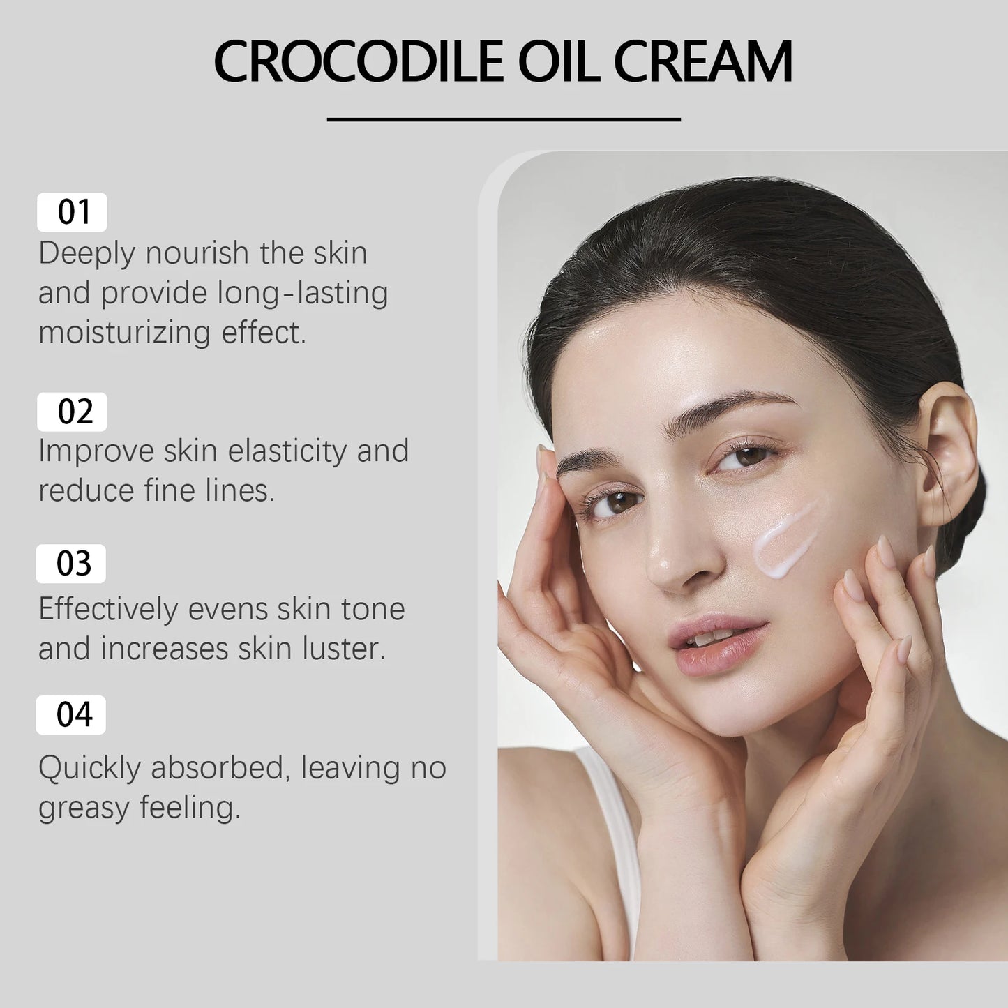 Hoygi Crocodile Oil Face Cream Moisturizing And Firming