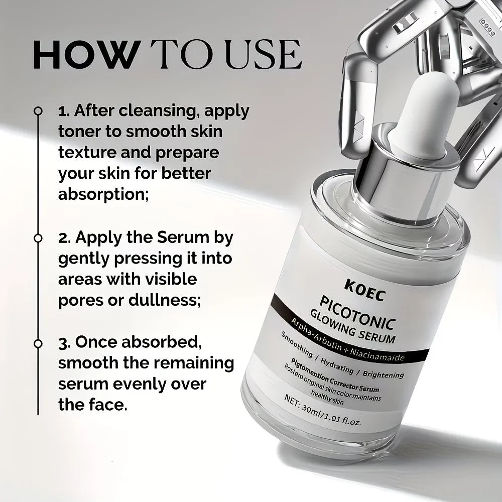 Brightening Correcting Serum With Alpha Arbutin Niacinamide For Dark Spots