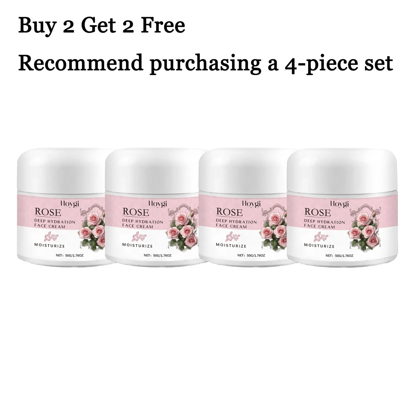 Hoygi Rose Face Cream Deep Moisturizing For Elasticity And Glow