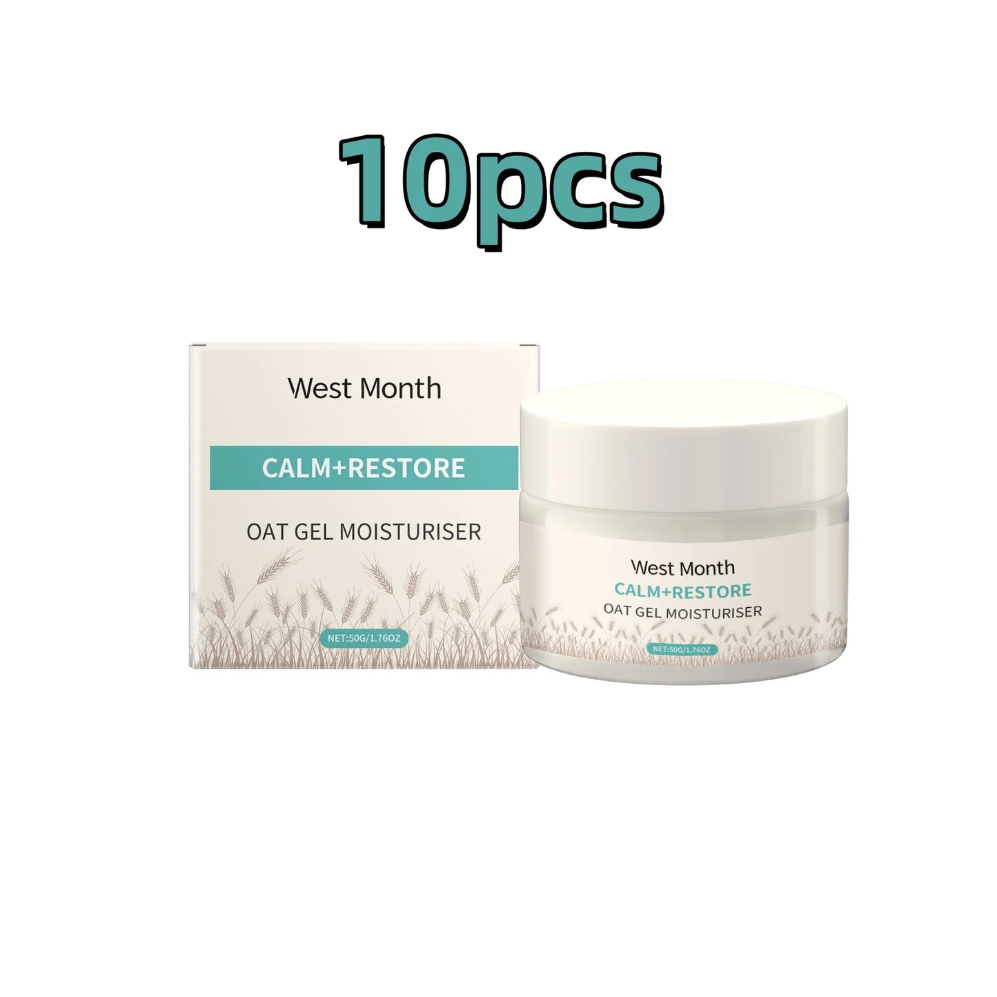 West Month Oat Moisturizing Face Cream For Hydration And Elasticity