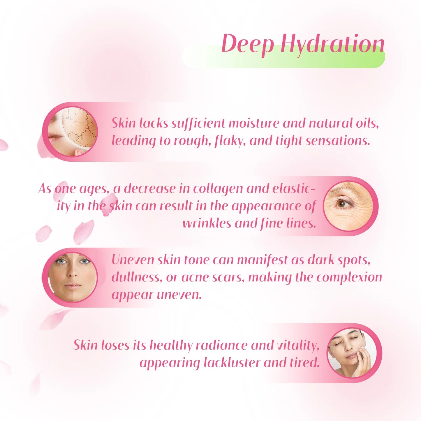 Hoygi Rose Face Cream Deep Moisturizing For Elasticity And Glow