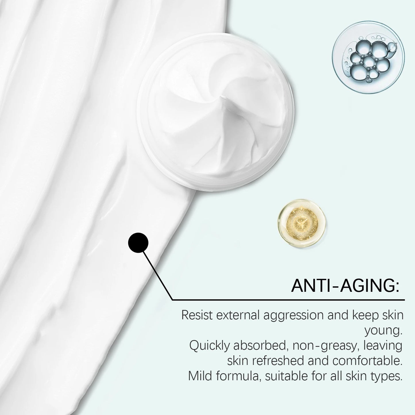 Hoygi Deep Moisturizing Face Cream For Firming Neck Lifting Brightening