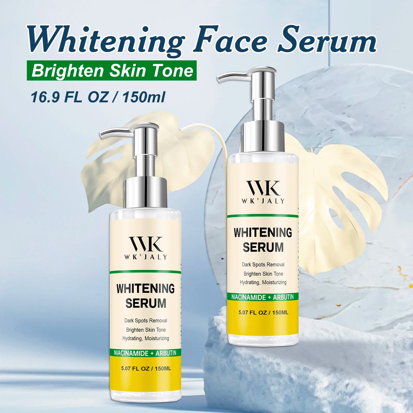 WK’JALY Whitening Serum For Dark Spots Niacinamide Arbutin Freckles