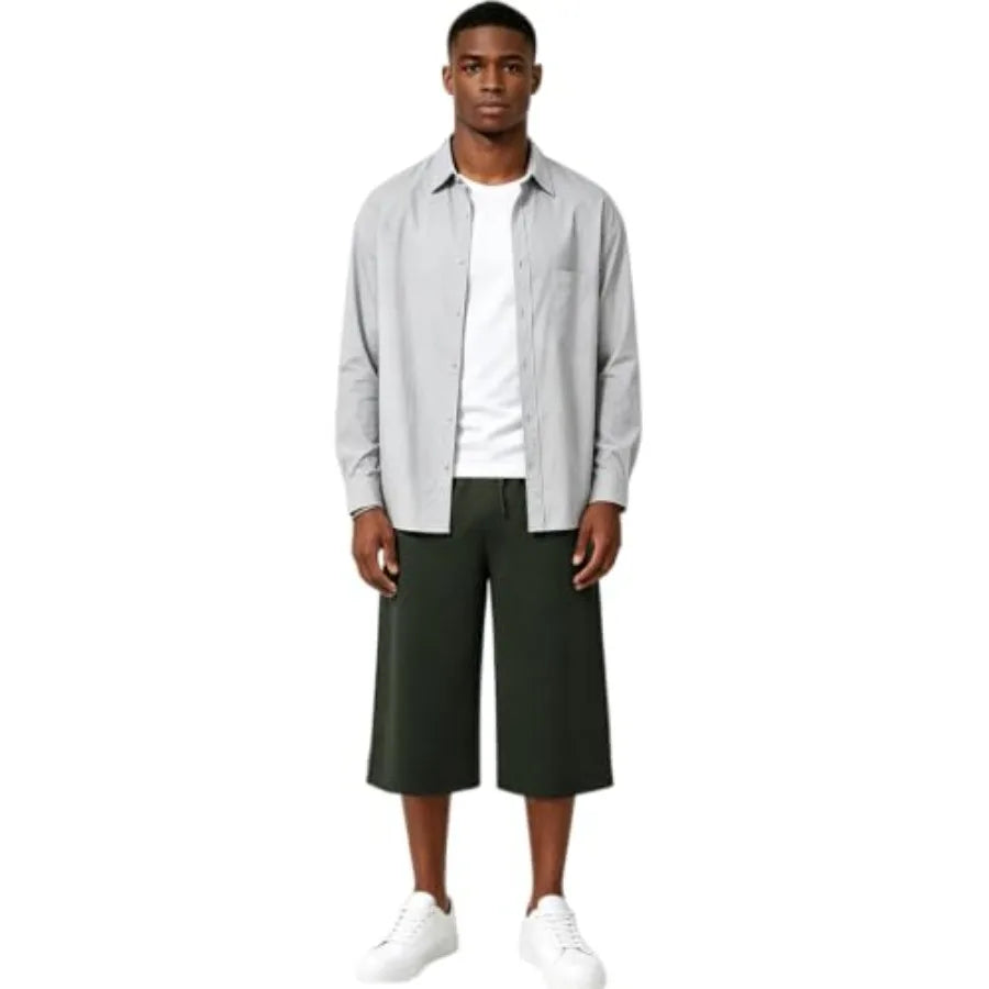 Mens Baggy Sweat Shorts With Pockets For Basketball