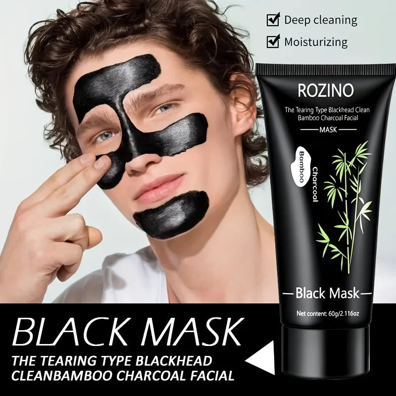 Tear Off Bamboo Charcoal Peel Mask For Deep Cleansing