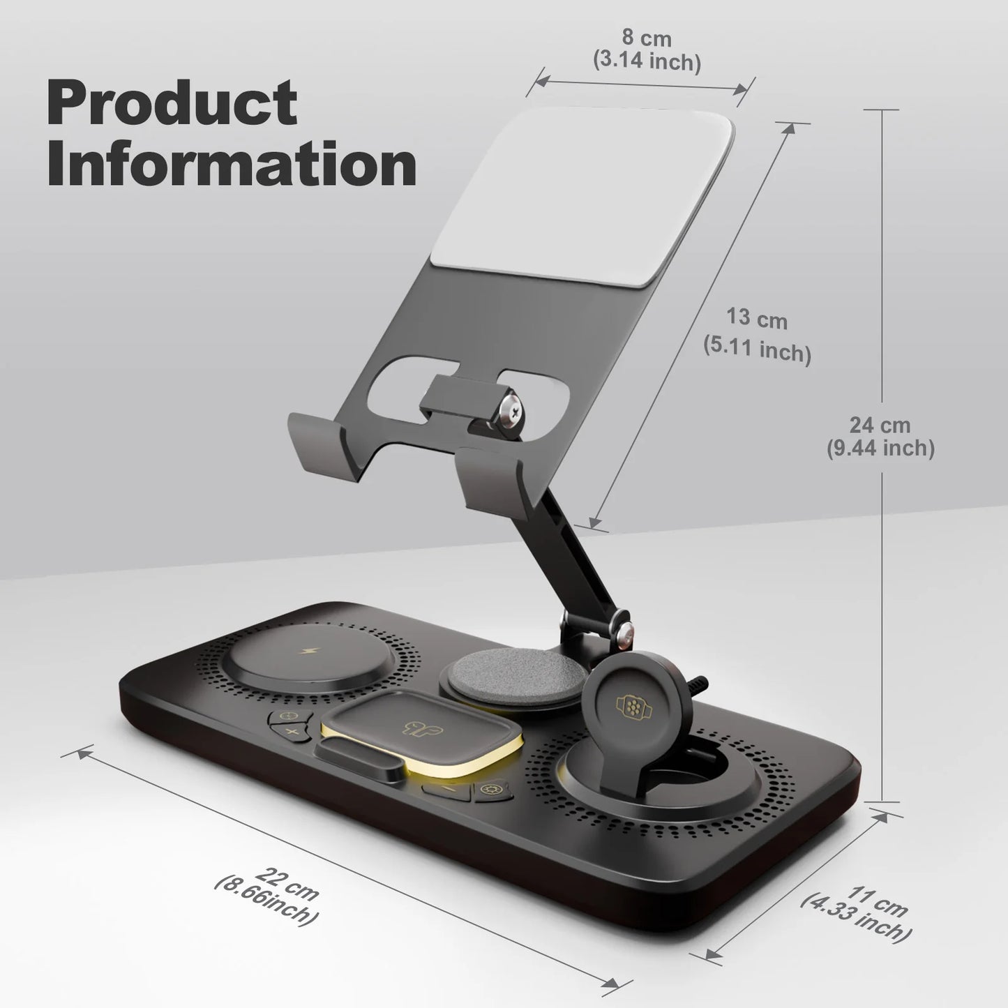 7in1 Wireless Charging Station For iPhone iPad AirPods Apple Watch