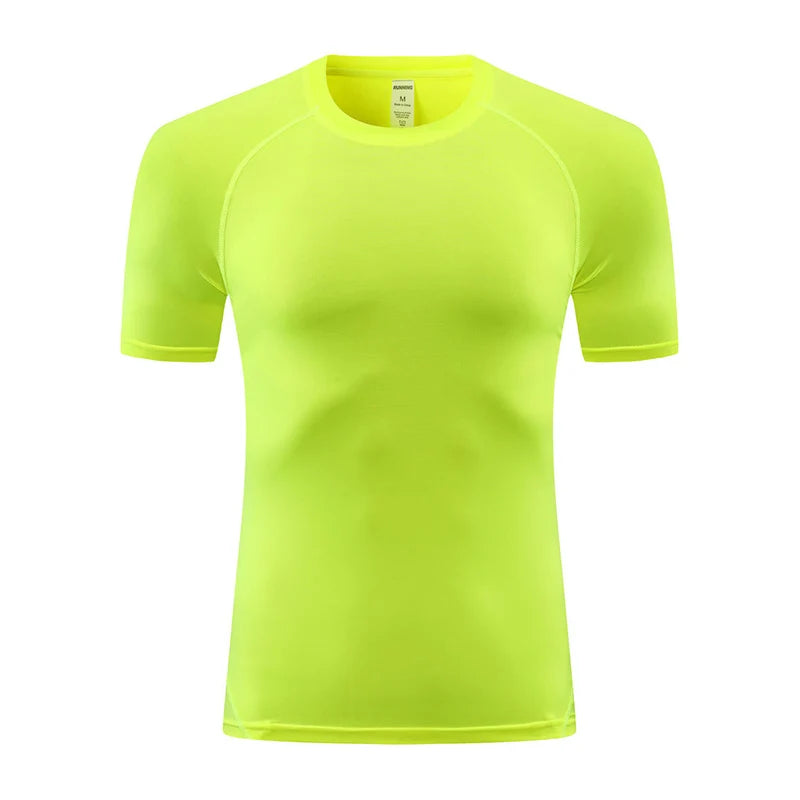 NONECN Quick Dry Fitness T Shirt For Men Gym Running