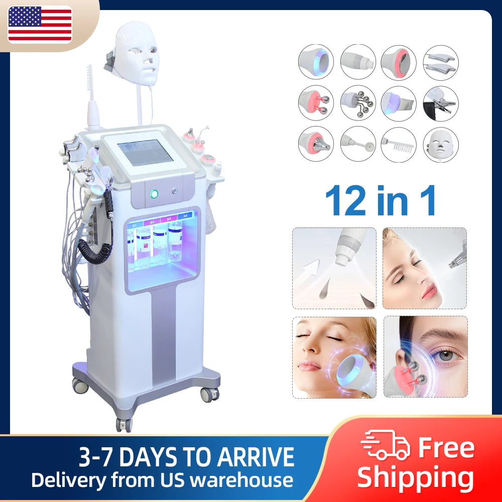 YUET WIN Aqua Peeling Lift Skin Bubble Oxygen Facial Machine