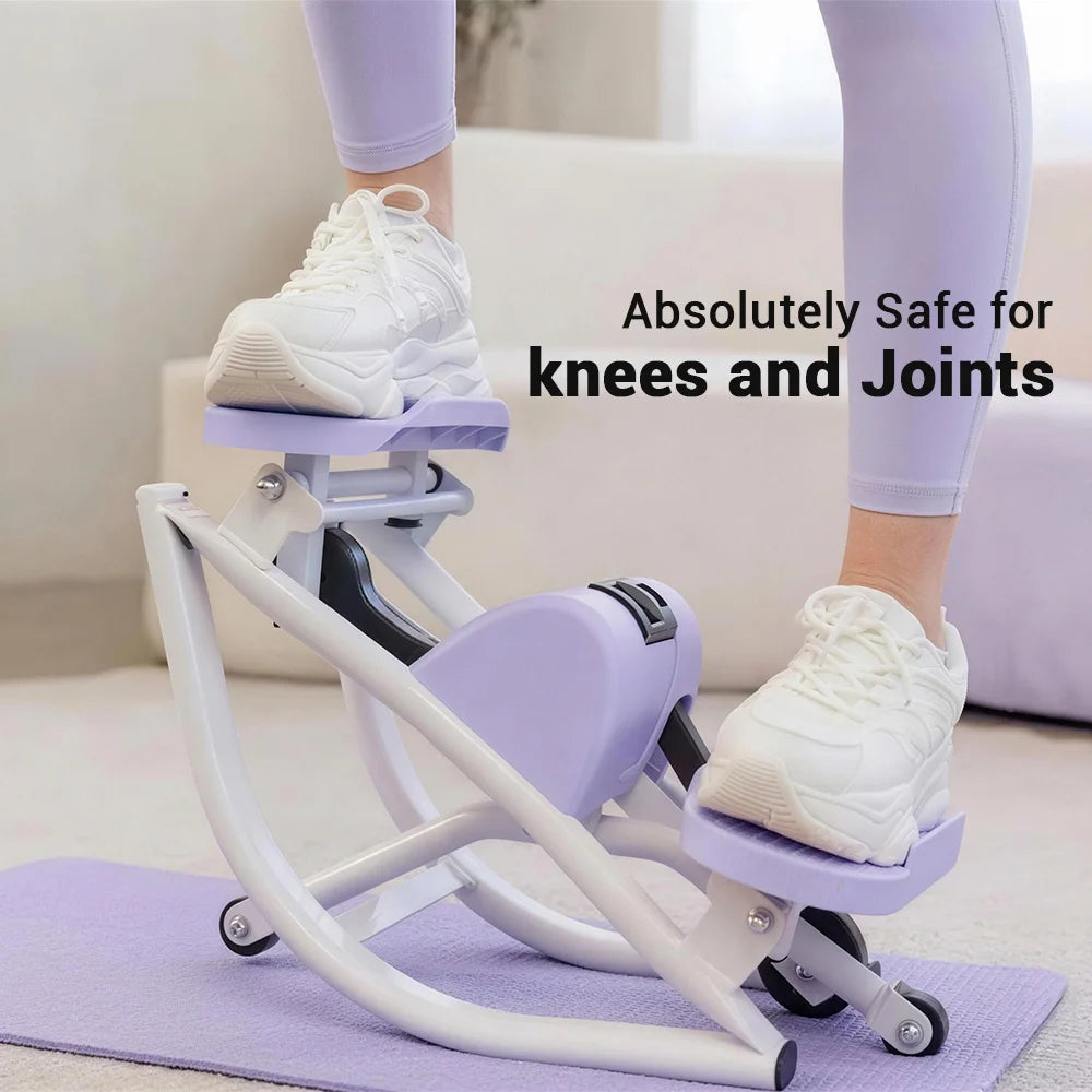 UMAY Mini Stepper With Resistance Bands For Home Workout