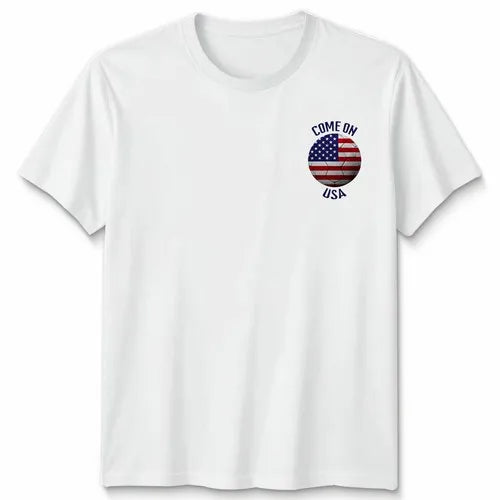 USA Country Pride Unisex Kids Cotton Football Shirt