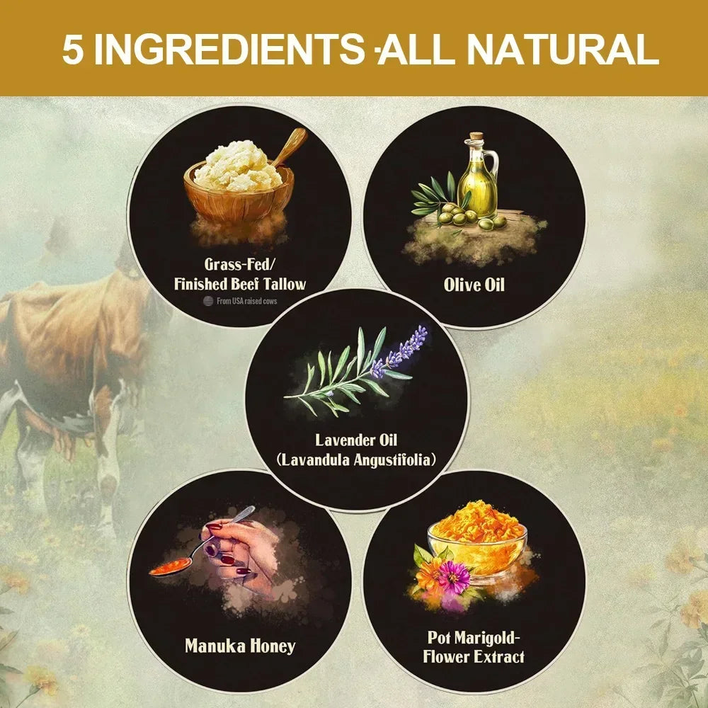 SADOER Beef Tallow And Honey Balm Moisturizing Face Cream