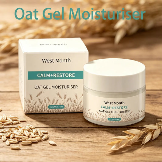 West Month Oat Moisturizing Face Cream For Hydration And Elasticity