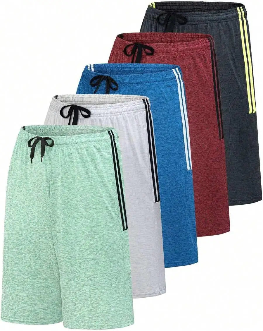 Men's Dry Fit Shorts For Gym Workouts With Pockets