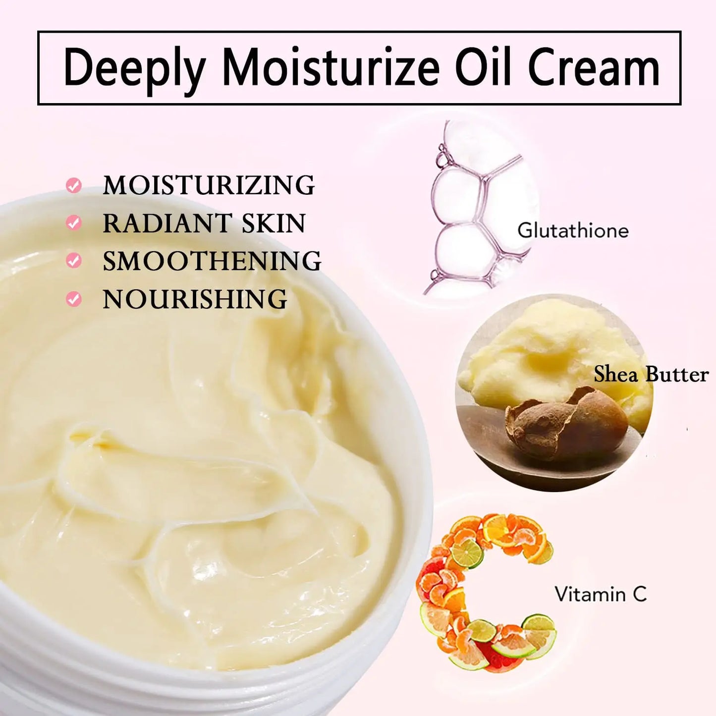 AILKE Organic Shea Butter Oil Whitening Cream Brightening Moisturizing