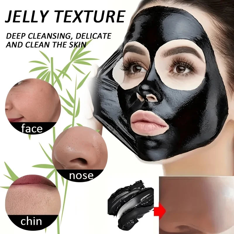 Tear Off Bamboo Charcoal Peel Mask For Deep Cleansing