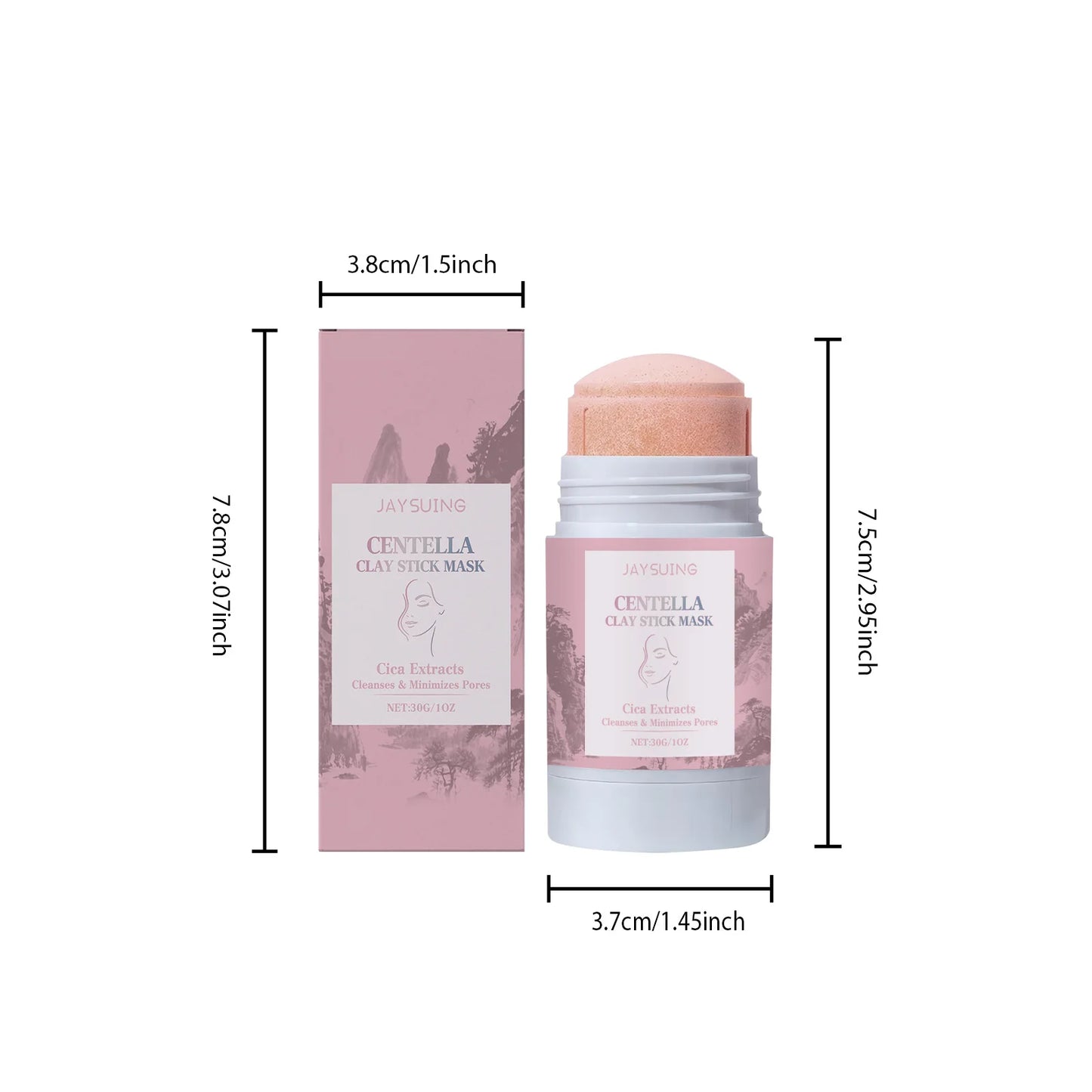 Jaysuing Centella Asiatica Mud Clay Mask For Oil Control And Deep Cleansing