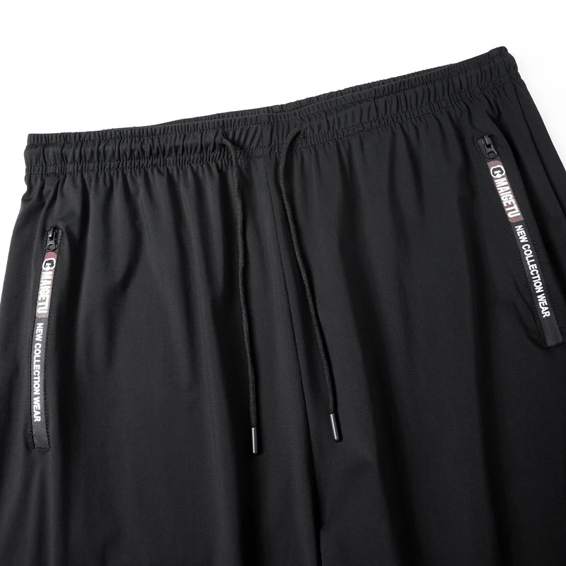 Quick Dry Hiking Running Pants With Zipper Pocket Taffeta Lightweight