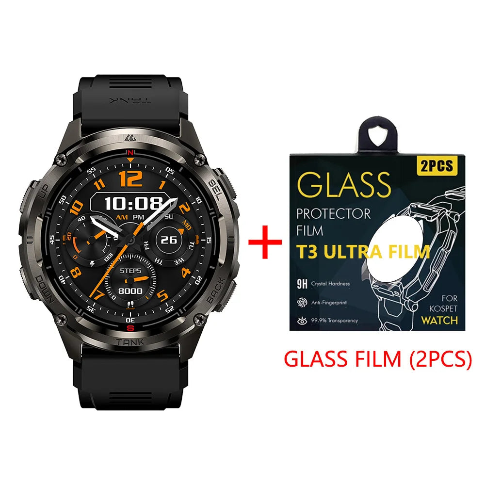 KOSPET Tank T3 Ultra 2 GPS Smartwatch Bluetooth