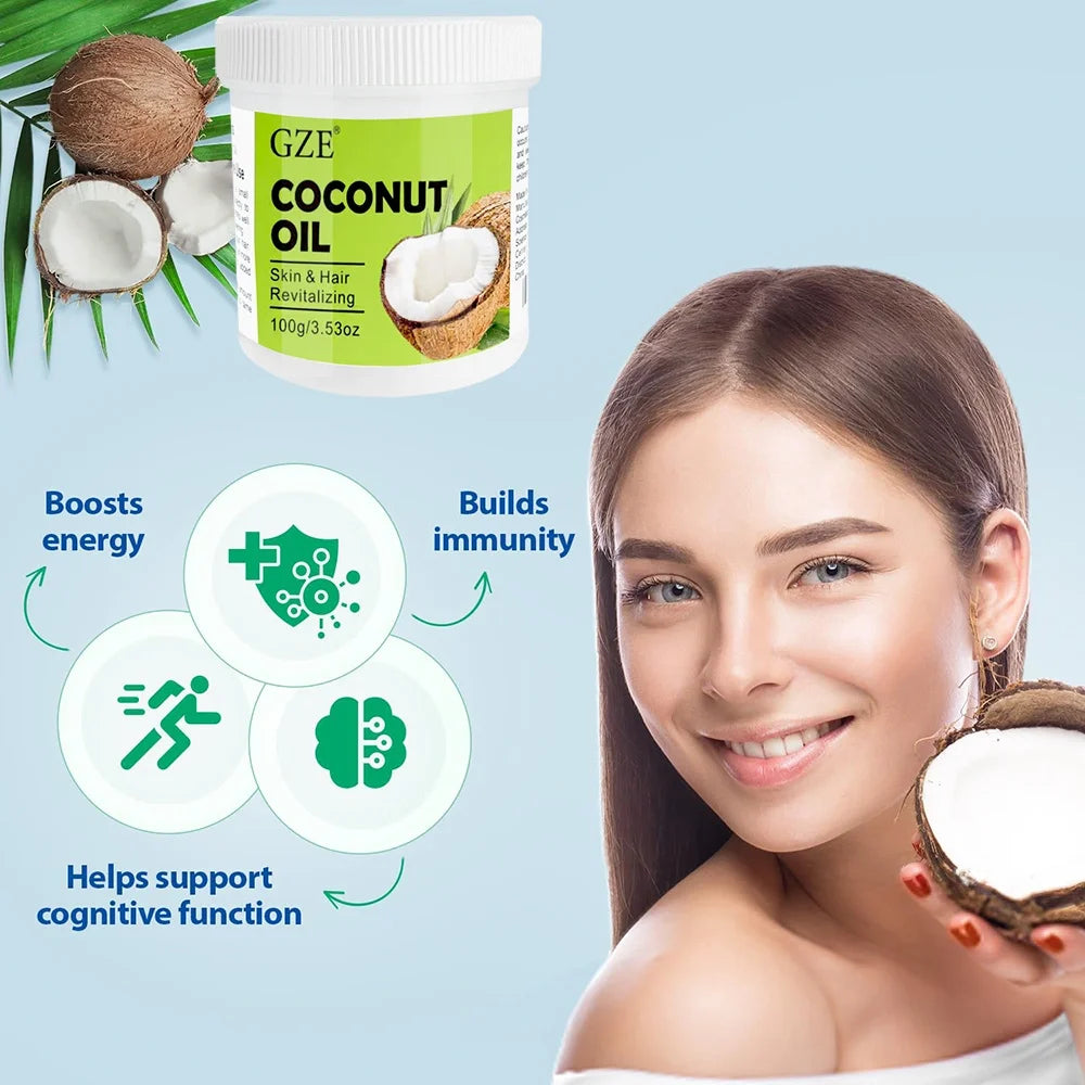 GZE Coconut Oil Cold Pressed Virgin Coconut Oil For Skincare