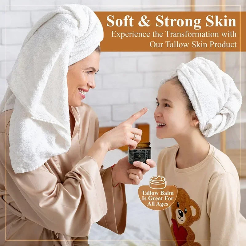 Beef Tallow Balm With Raw Honey Moisturizing Cream For Soft Skin