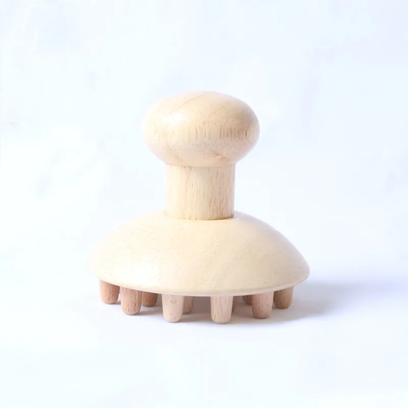 Wooden Massage Tool Set Pain Relief Gua Sha Back Massager