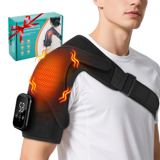 Hailicare Electric Heating Shoulder Brace With Vibration Therapy