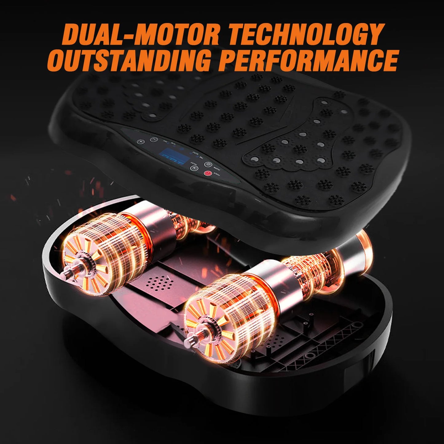 Full Body Vibration Platform Exercise Machine With Bluetooth Remote