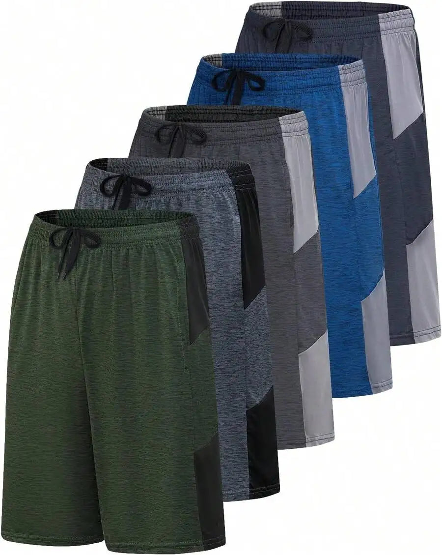 Men's Dry Fit Shorts For Gym Workouts With Pockets