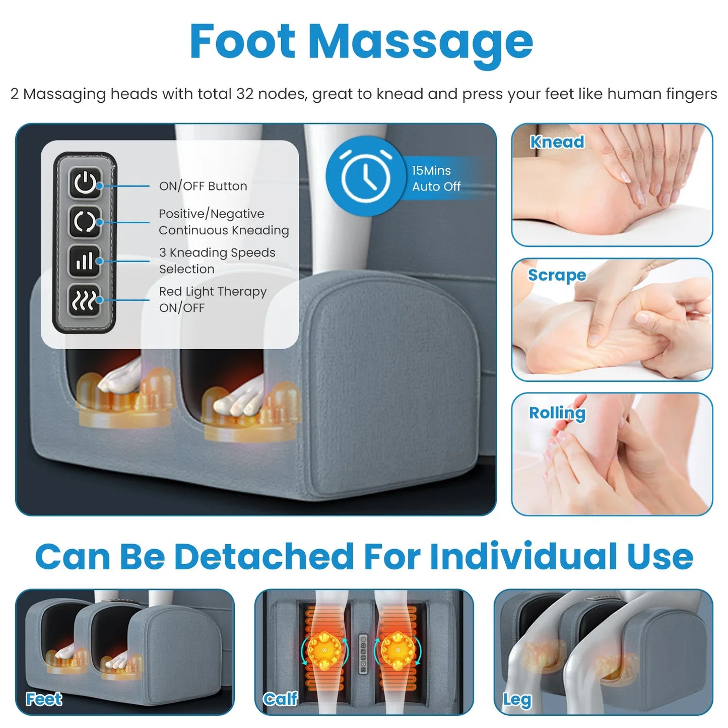 Full Body Massage Mat With Infrared Heating And Vibration