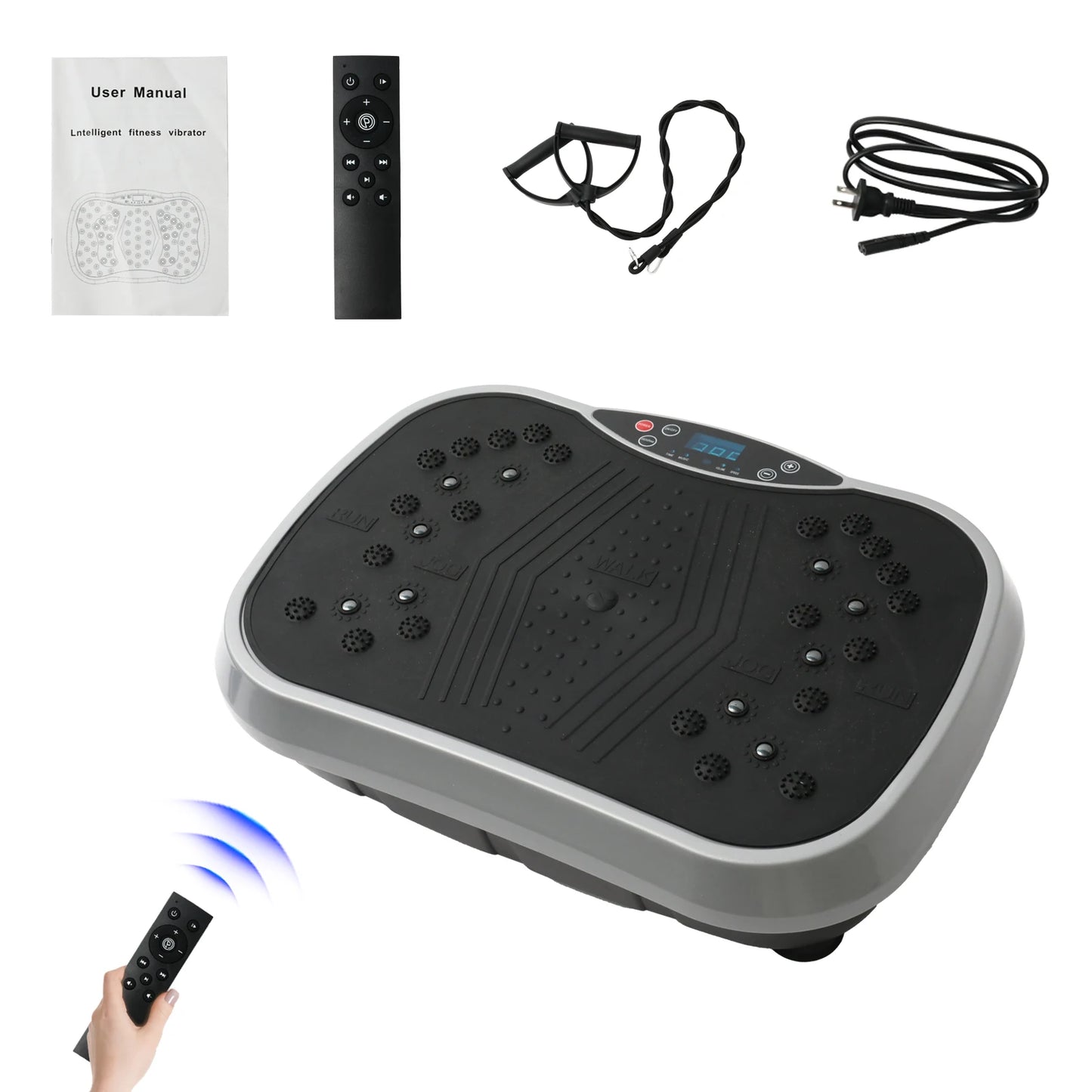 Fat Burning Vibration Plate Exercise Machine For Home Fitness