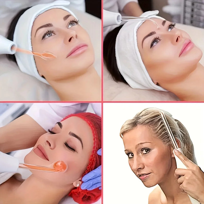 Portable 4-In-1 Facial Care Kit High Frequency Massager