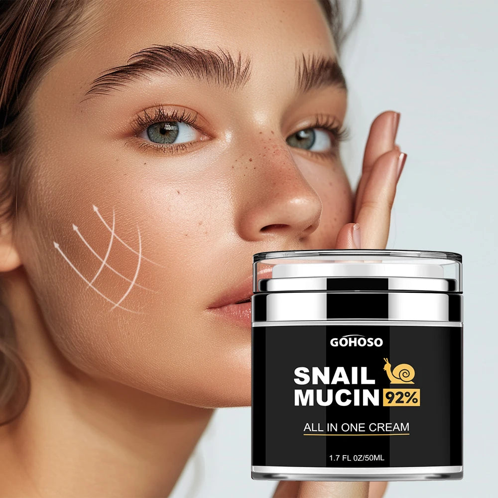 ENVISHA Snail Mucus Facial Cream Anti Aging Moisturizer