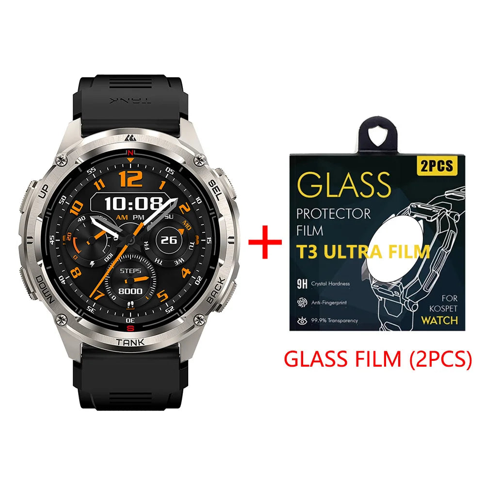 KOSPET Tank T3 Ultra 2 GPS Smartwatch Bluetooth