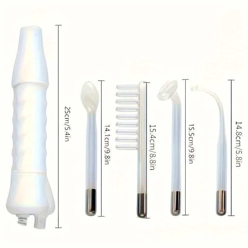 Portable 4-In-1 Facial Care Kit High Frequency Massager