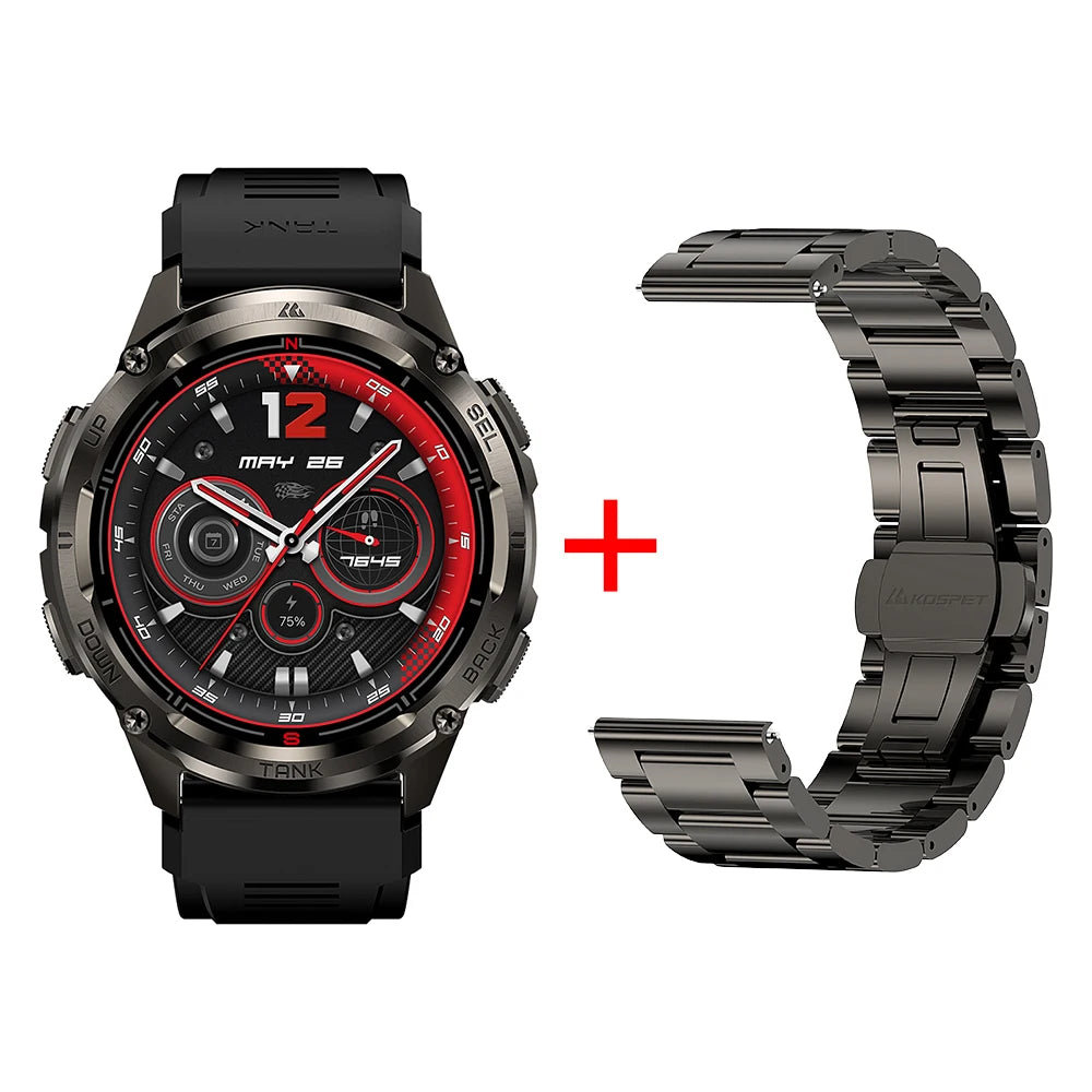 KOSPET Tank T3 Ultra 2 GPS Smartwatch Bluetooth