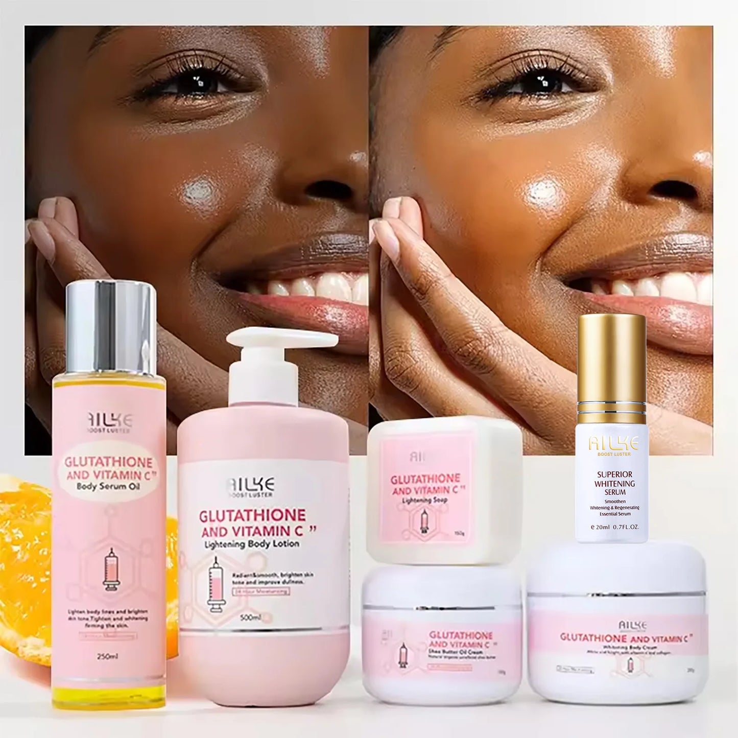 AILKE Whitening Vitamin C Glutathione Facial Lotion For Brightening