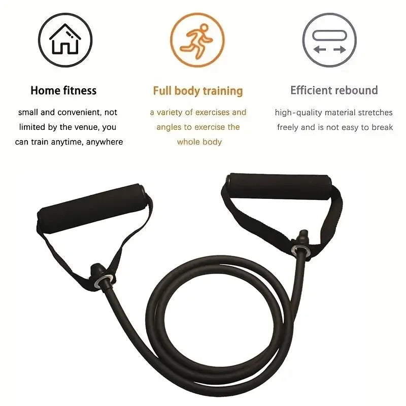 Resistance Bands With Handles For Home Gym Full Body Workout Men Women