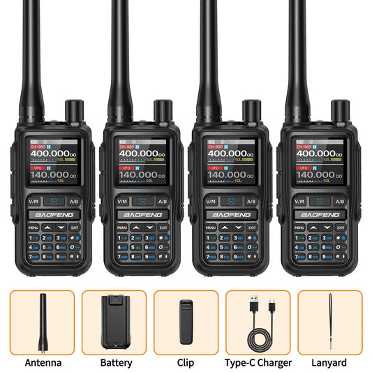 BAOFENG UV-5R MINI Walkie Talkie Bluetooth Multi-Band Quad Pack