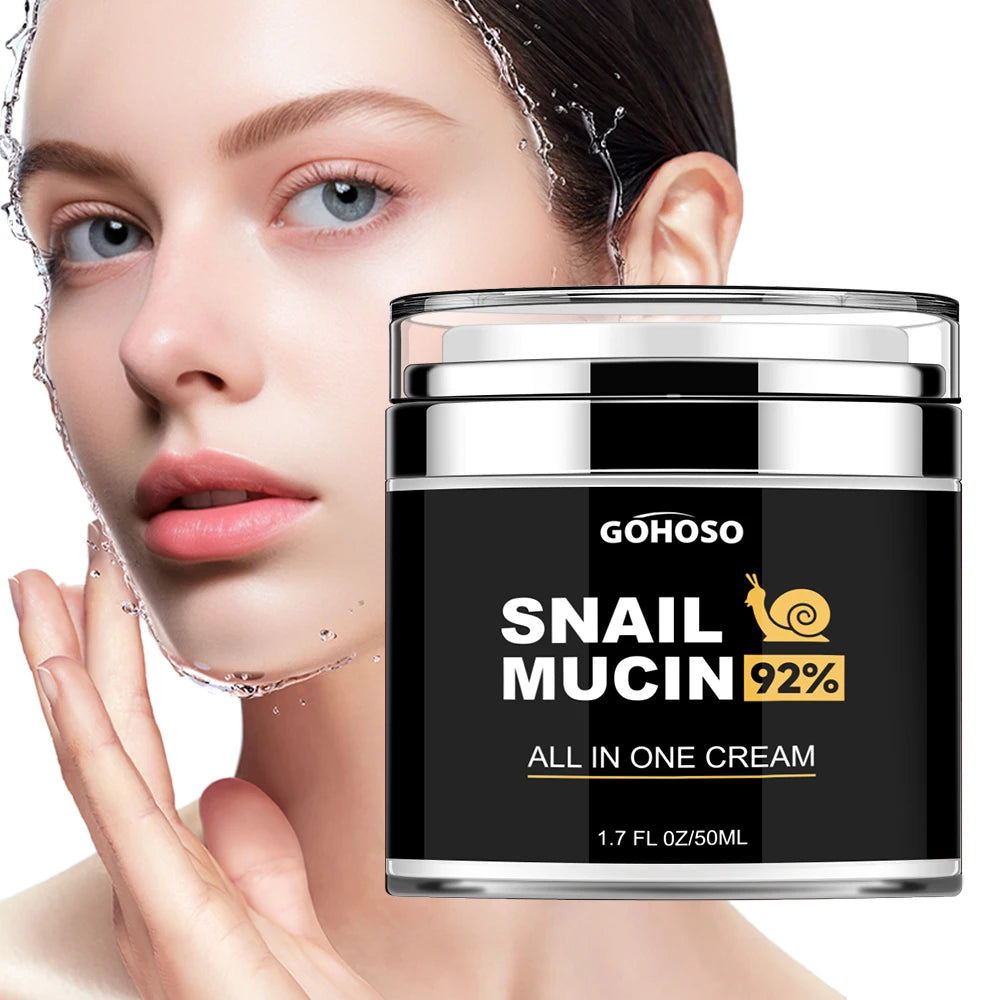 ENVISHA Snail Mucus Facial Cream Anti Aging Moisturizer