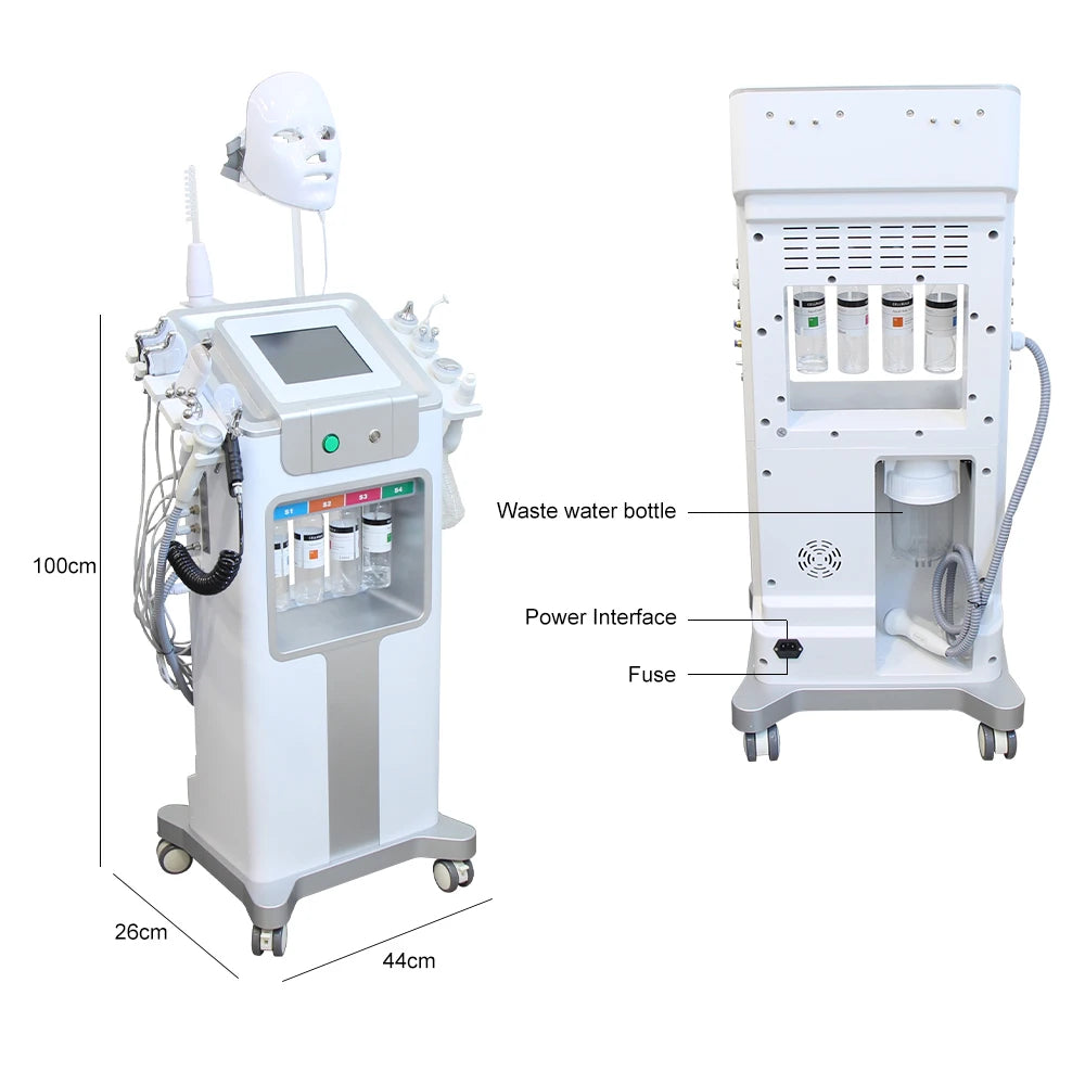 YUET WIN Aqua Peeling Lift Skin Bubble Oxygen Facial Machine