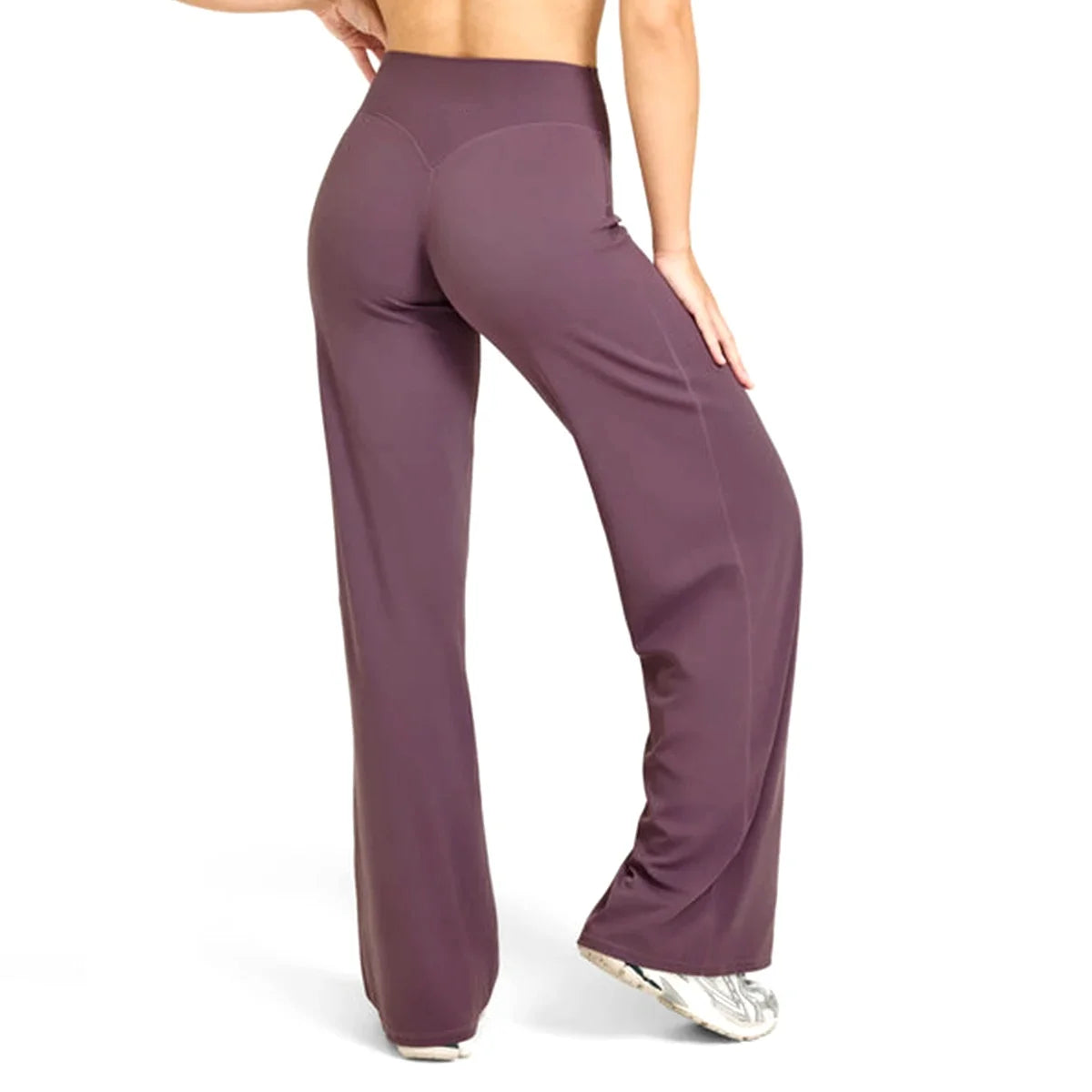 STOUREG Womens Straight Leg Yoga Pants Ultra Soft Butter Fabric Mid Waist